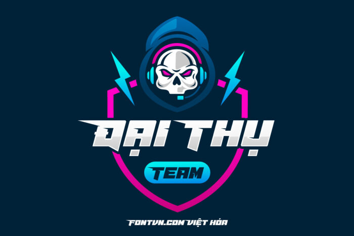 DVN Heroes Việt hóa - Font chữ mạnh mẽ và hiện đại phù hợp logo gaming, truyện tranh - Ảnh 3