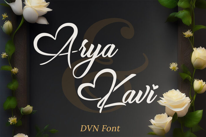 DVN Hearth Việt hóa - Font chữ trái tim cách điệu tuyệt đẹp - Ảnh 3