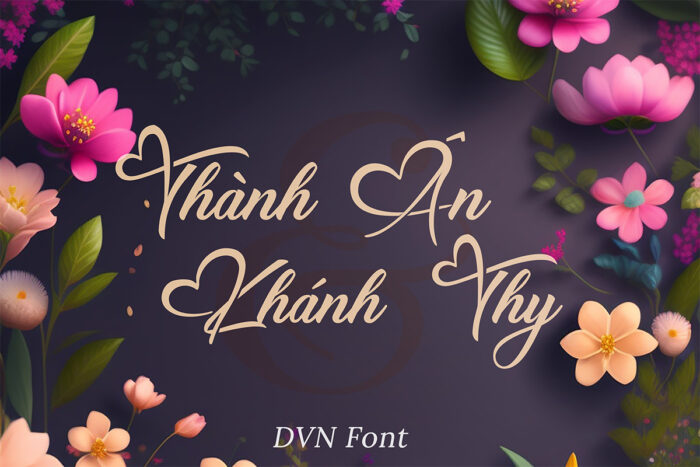 DVN Hearth Việt hóa - Font chữ trái tim cách điệu tuyệt đẹp - Ảnh 2