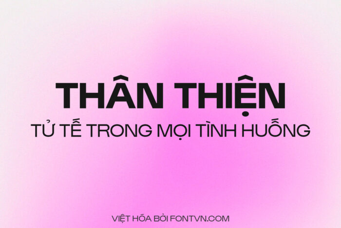 DVN Gustavo Việt hóa - Font chữ hiện đại và mới lạ - Ảnh 2