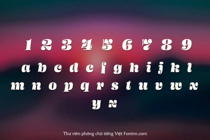 DVN Lively Việt hóa - Font chữ Script vui tươi thích hợp làm thiệp mời, typography - Ảnh 3