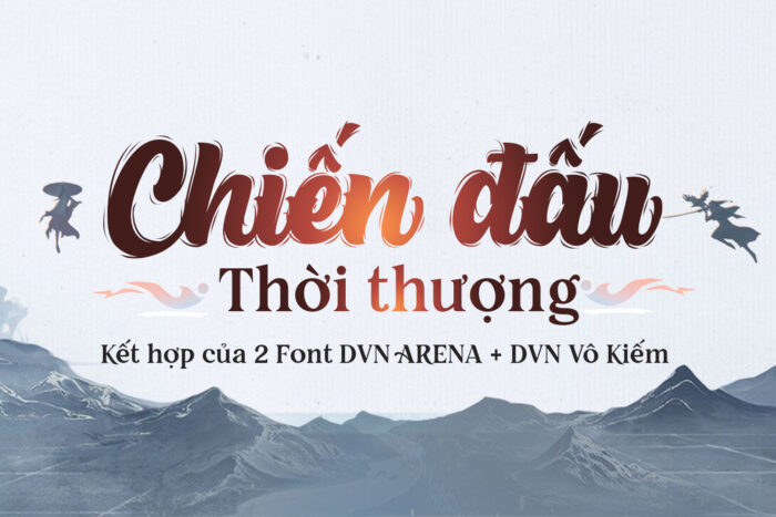 DVN ARENA Việt hóa - Font chữ cổ điển phù hợp cho sự tinh tế và gaming - Ảnh 2