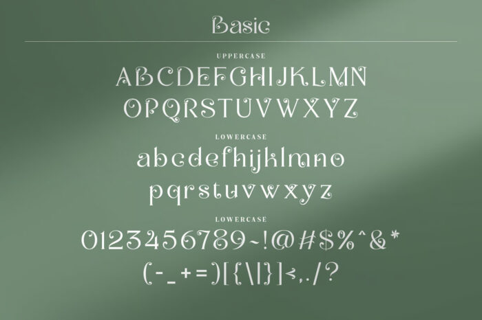 DVN Flora - Font tạo hình lá cây tuyệt đẹp phù hợp với thương hiệu thiên nhiên, Cosmetic, mỹ phẩm - Ảnh 4