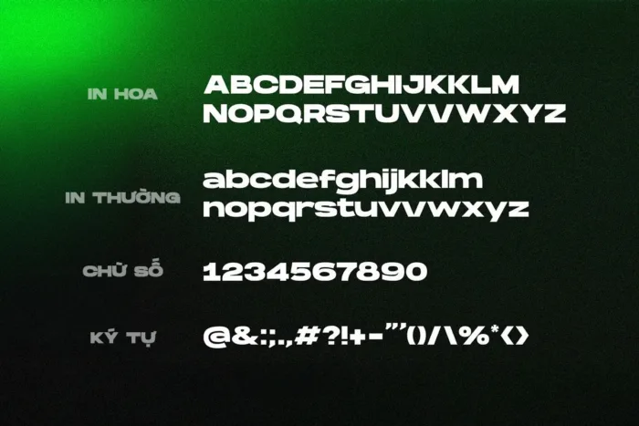 DVN Hanson Việt hóa - Font chữ đậm chất mạnh mẽ và hiện đại - Ảnh 3