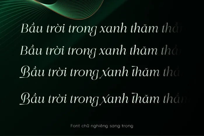 bling-bau-troi DVN Bling Việt hóa - Font chữ Serif nét nghiêng sang trọng và quý phái - Ảnh 2