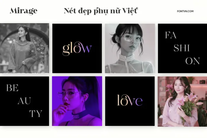 DVN Mirage Việt hóa - Font chữ Serif cao cấp (2 Style) - Ảnh 2