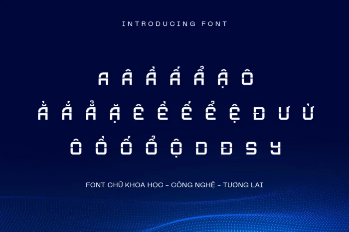 DVN Hexabot – Font chữ Việt hóa đậm chất tương lai và công nghệ - Ảnh 2