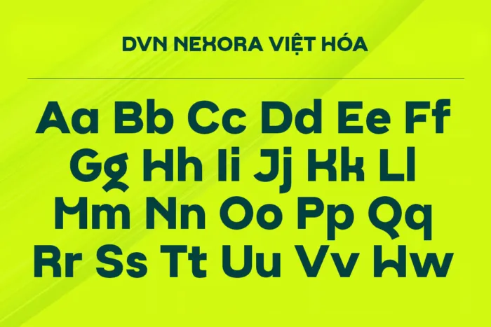 DVN Nexora Việt hóa – Font sans-serif hiện đại, hình học và phá cách - Ảnh 3