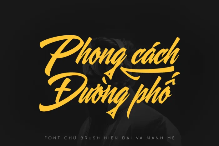 DVN Zentra Brush Việt hóa - Font chữ Brush hiện đại và mạnh mẽ - Ảnh 2