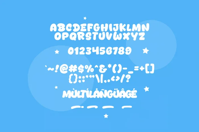 DVN Bony – Font chữ Việt hóa tròn trịa, vui nhộn như bong bóng kẹo ngọt - Ảnh 3