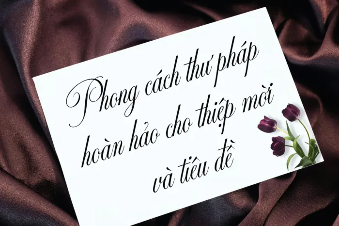 thu-phap DVN Daisybud Script Việt hóa - Font chữ thư pháp tuyệt đẹp phiên bản sữa lỗi dấu và đủ bộ số - Ảnh 2