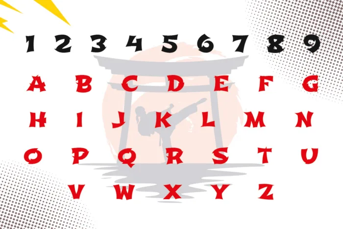 DVN Shojumaru Việt hóa - Font chữ phong cách karate đậm chất Nhật Bản - Ảnh 3