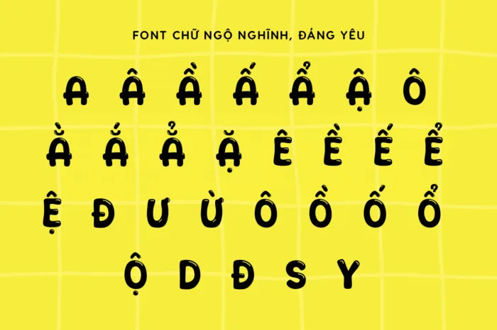 DVN - Howdybun Việt hóa -  Font chữ đáng yêu, tròn trịa như chiếc bánh! - Ảnh 3