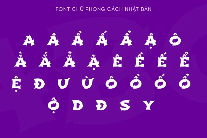 DVN Shojumaru Việt hóa - Font chữ phong cách karate đậm chất Nhật Bản - Ảnh 2