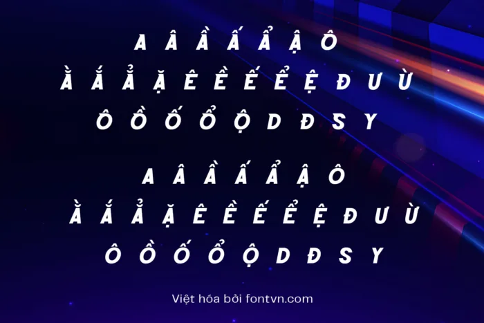 DVN SPEED Việt hóa - Font chữ thể thao và tốc độ - Ảnh 2