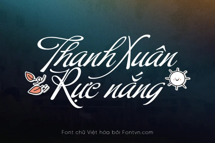 DVN Buffet Script - Font Việt hóa với nét chữ uốn lượn thanh thoát và cực kỳ tinh tế - Ảnh 2