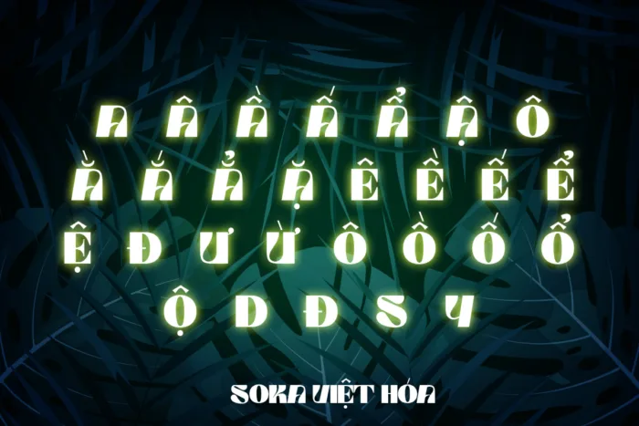 DVN SOKY Việt hóa – Font chữ hình khối hiện đại, đầy tính cắt xẻ táo bạo - Ảnh 2