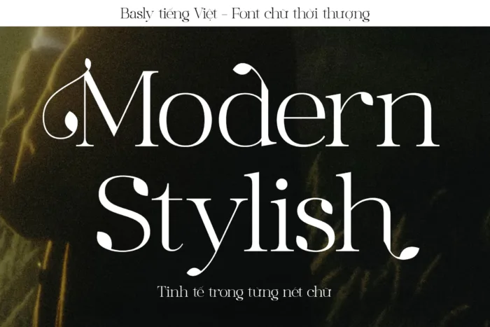 DVN Basly tiếng Việt - Font chữ Thanh lịch & Thời thượng cho thiết kế cao cấp - Ảnh 3