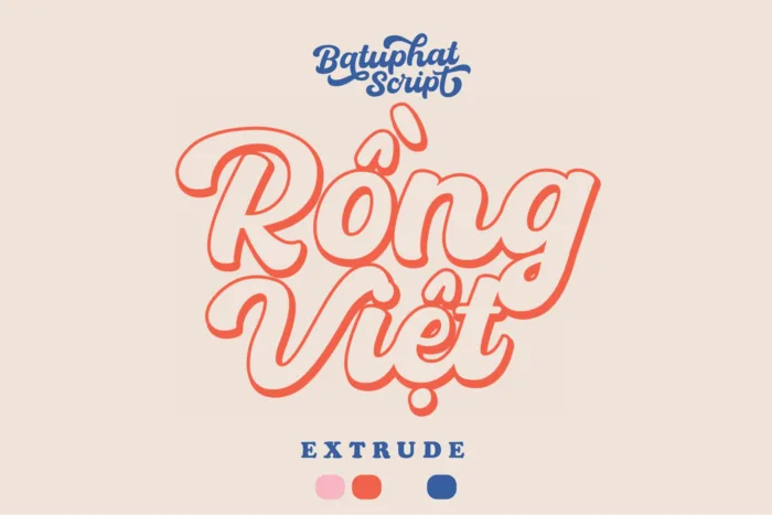 DVN Batuphat Script Việt hóa – Font script Layered hiện đại & phong cách - Ảnh 2