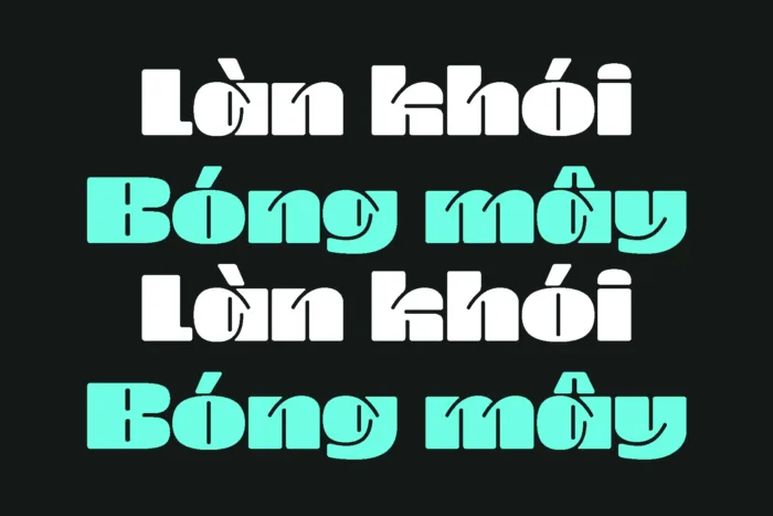 DVN AXON tiếng Việt - Font chữ đậm gây sự chú ý - Ảnh 3