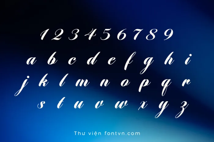 DVN Armelie Việt hóa – Font Script Thanh Lịch Đậm Chất Nghệ Thuật Cho Thiết Kế Cao Cấp - Ảnh 2