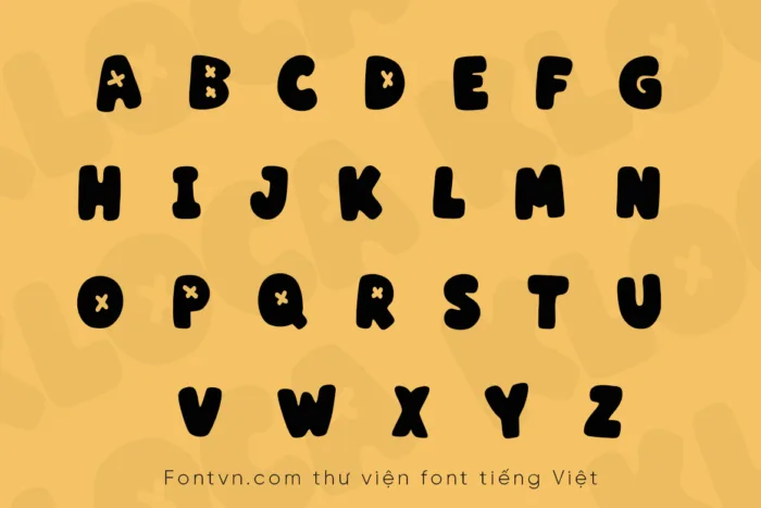 DVN KLOCA tiếng Việt - Font Phá Cách & Tràn Đầy Năng Lượng - Ảnh 3