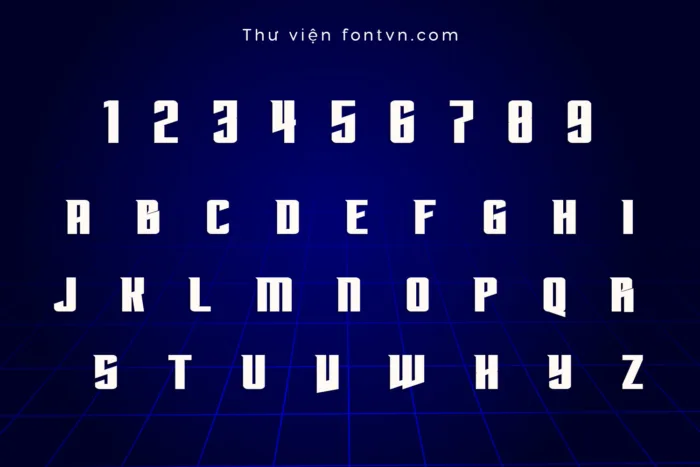DVN SPACE – Font chữ viễn tưởng góc cạnh cho thiết kế tương lai - Ảnh 2