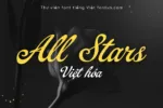DVN All Stars - Font Script Thanh Lịch & Tối Ưu Hiển Thị