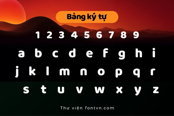 DVN GeoRound Việt hóa - Font chữ bo tròn nét đậm phù hợp cho dự án Kid, trẻ em - Ảnh 3