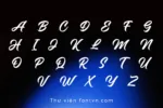 DVN Marion Script tiếng Việt - Font chữ lãng mạng và bay bổng - Ảnh 4