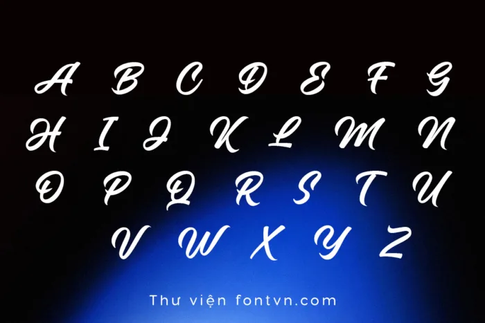 DVN Marion Script tiếng Việt - Font chữ lãng mạng và bay bổng - Ảnh 4