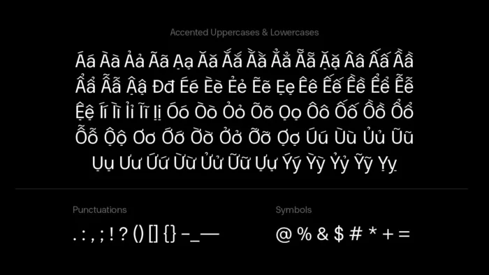 Young Lạc - Font Tiếng Việt sans-serif từ cảm hứng chim lạc - Ảnh 3