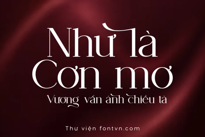 DVN Lorita tiếng Việt - Font Serif Thanh Lịch Mang Hơi hướng Boutique Hiện Đại - Ảnh 2