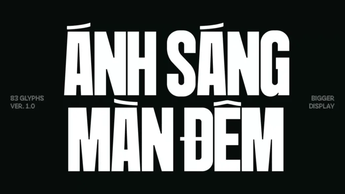 PS BIGGER - Font Display Việt Hoá tốt cho tiêu đề - Ảnh 4