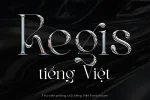 DVN Regis tiếng Việt - Font Serif Cao Cấp Cho Branding & Thiết Kế Thời Trang