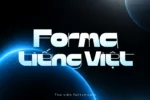DVN Forma tiếng Việt - Font Display Hình Học Hiện Đại, Futuristic & Cá Tính
