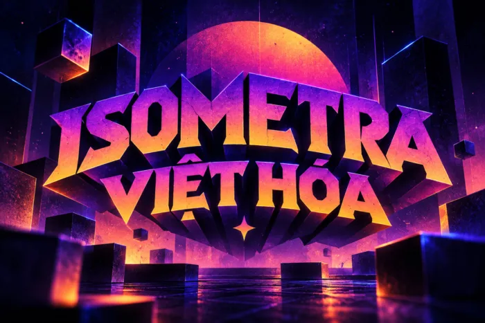 DVN Isometra Việt hóa - Font Display Hình Học Cá Tính, Độc Đáo - Ảnh 2